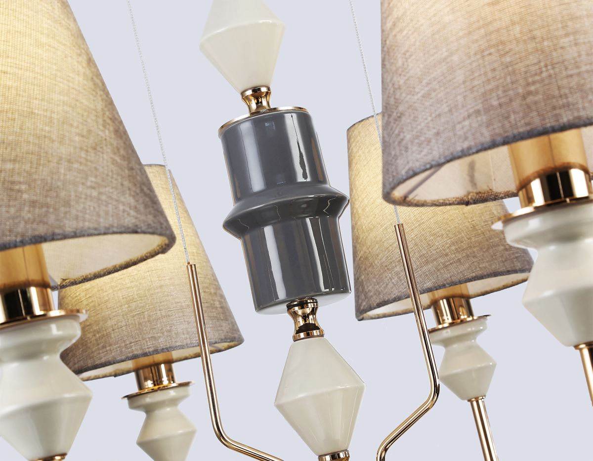 Подвесная люстра Ambrella Light High Light Ceramo Classic LH75403