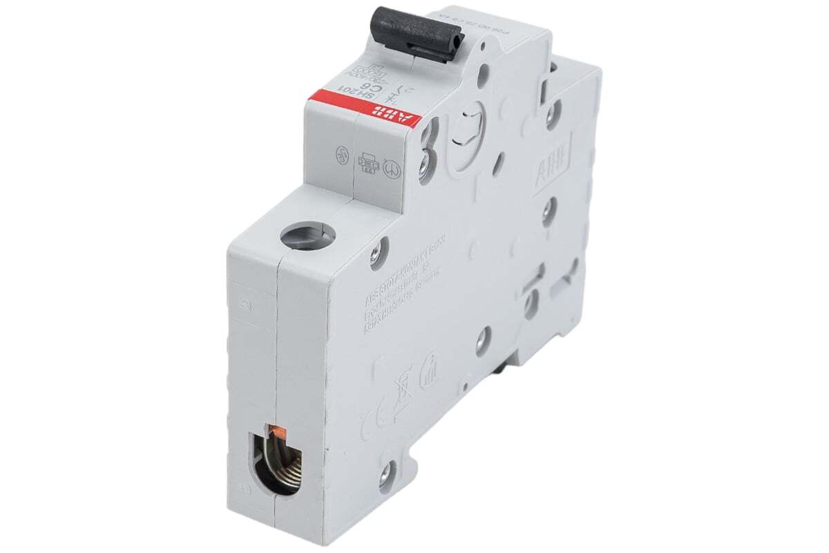 Автоматический выключатель ABB SH201 1-полюсный C6 6кА