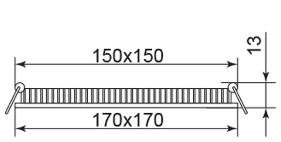 Встраиваемый светодиодный светильник Feron AL502 28516