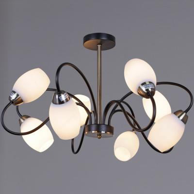 Люстра на штанге Reluce 01270-0.3-08B BK+AB