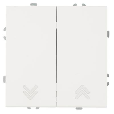 Выключатель двухклавишный Stekker Эмили RSW10-5116-01 белый фарфор soft touch 50822