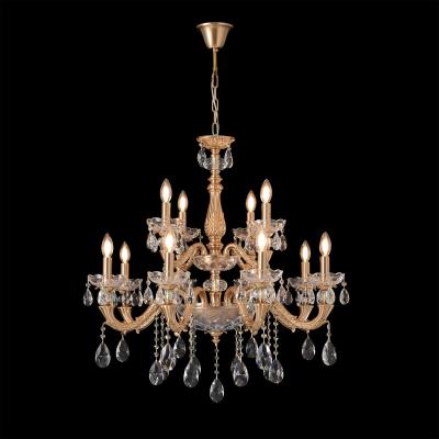 Подвесная люстра Crystal Lux ELIZABETH SP8+4 BRASS