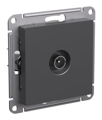 Розетка TV коннектор, механизм Systeme Electric AtlasDesign Базальт ATN001493