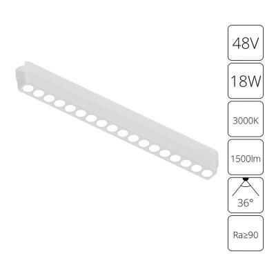 Трековый магнитный светильник Arte Lamp Rapid A1169PL-1WH