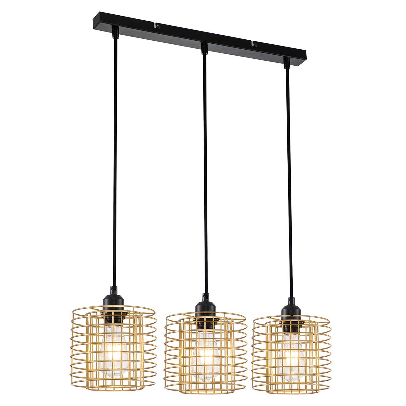 Подвесной светильник Escada Grid 10190/3S Gold