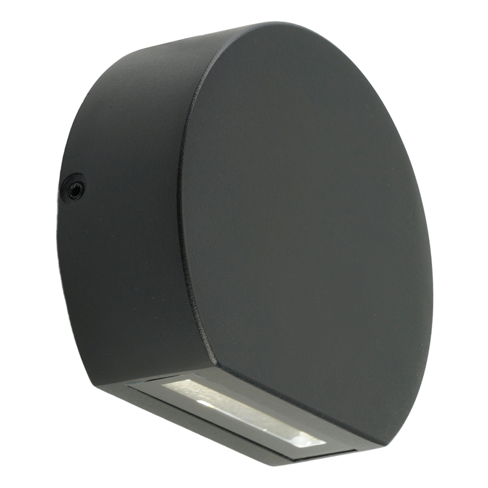 Уличный настенный светильник Feron Дели DH500, 6W, 55Lm, 3000/4000/6400К, черный