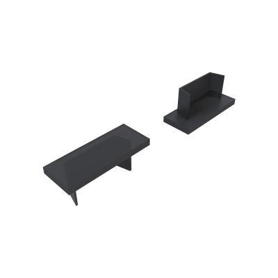 Комплект заглушек для алюминиевого профиля профилю 08-01/05-Ч 10шт Apeyron 3-08-01/05-Ч