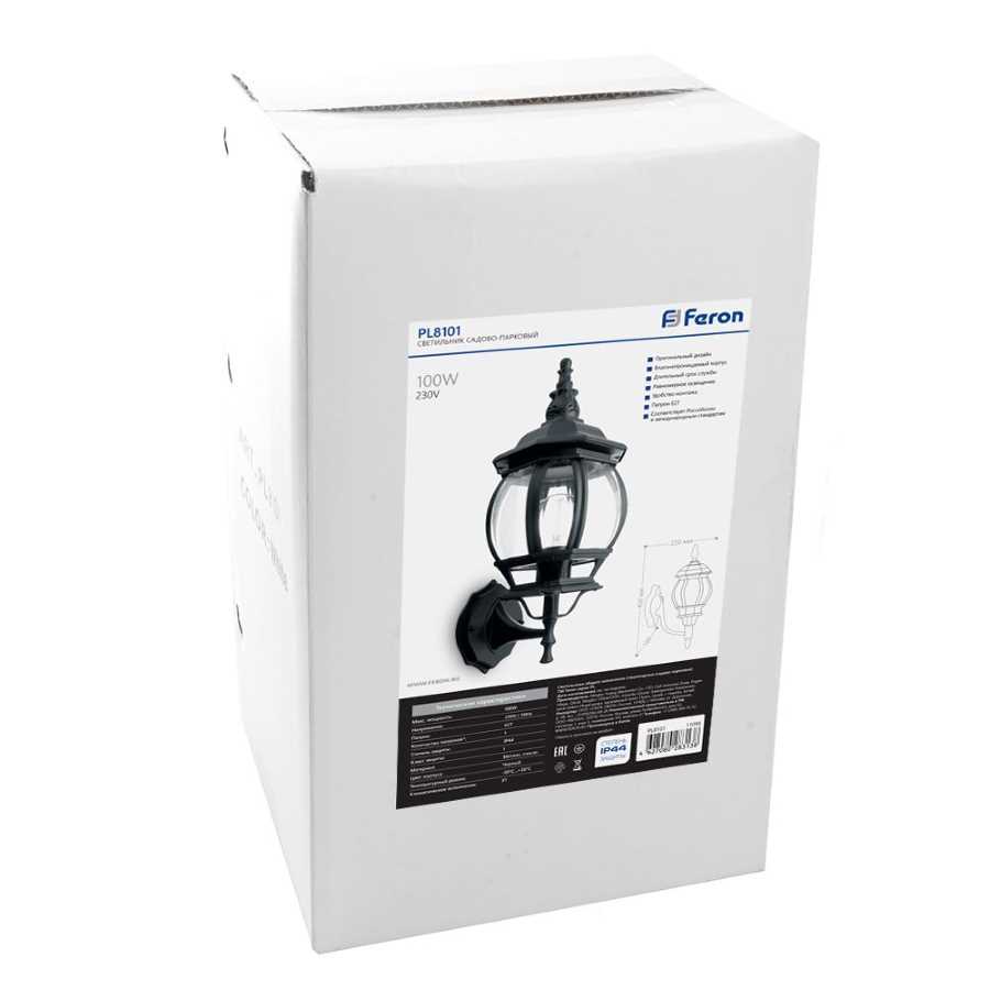 Уличный настенный светильник Feron Классика 8101 11096