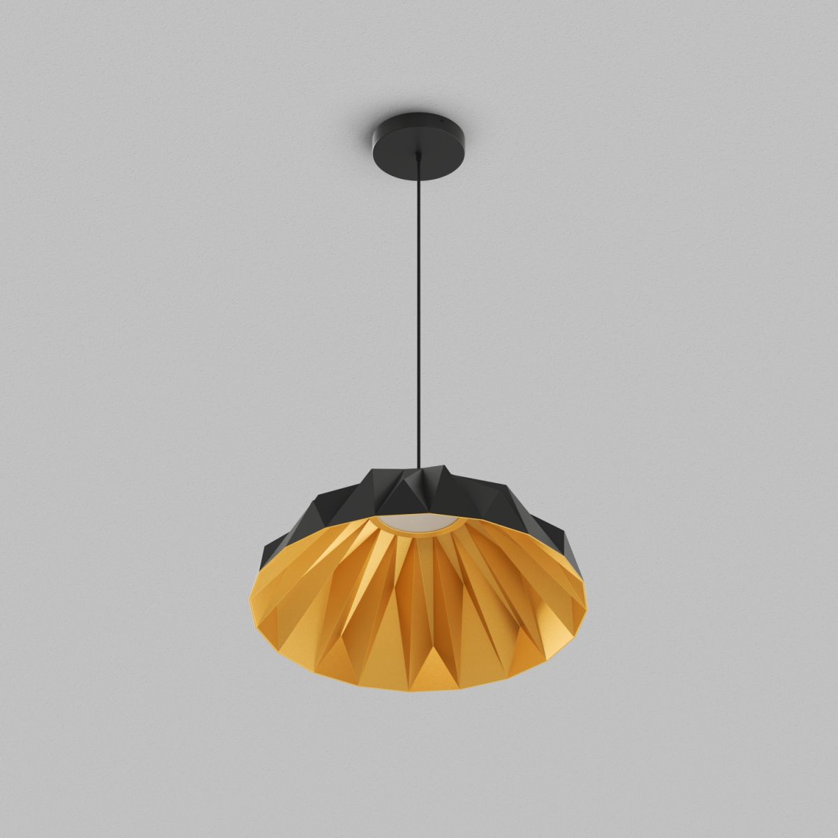 Подвесной светильник Denkirs Origami DK6655-BK+SG