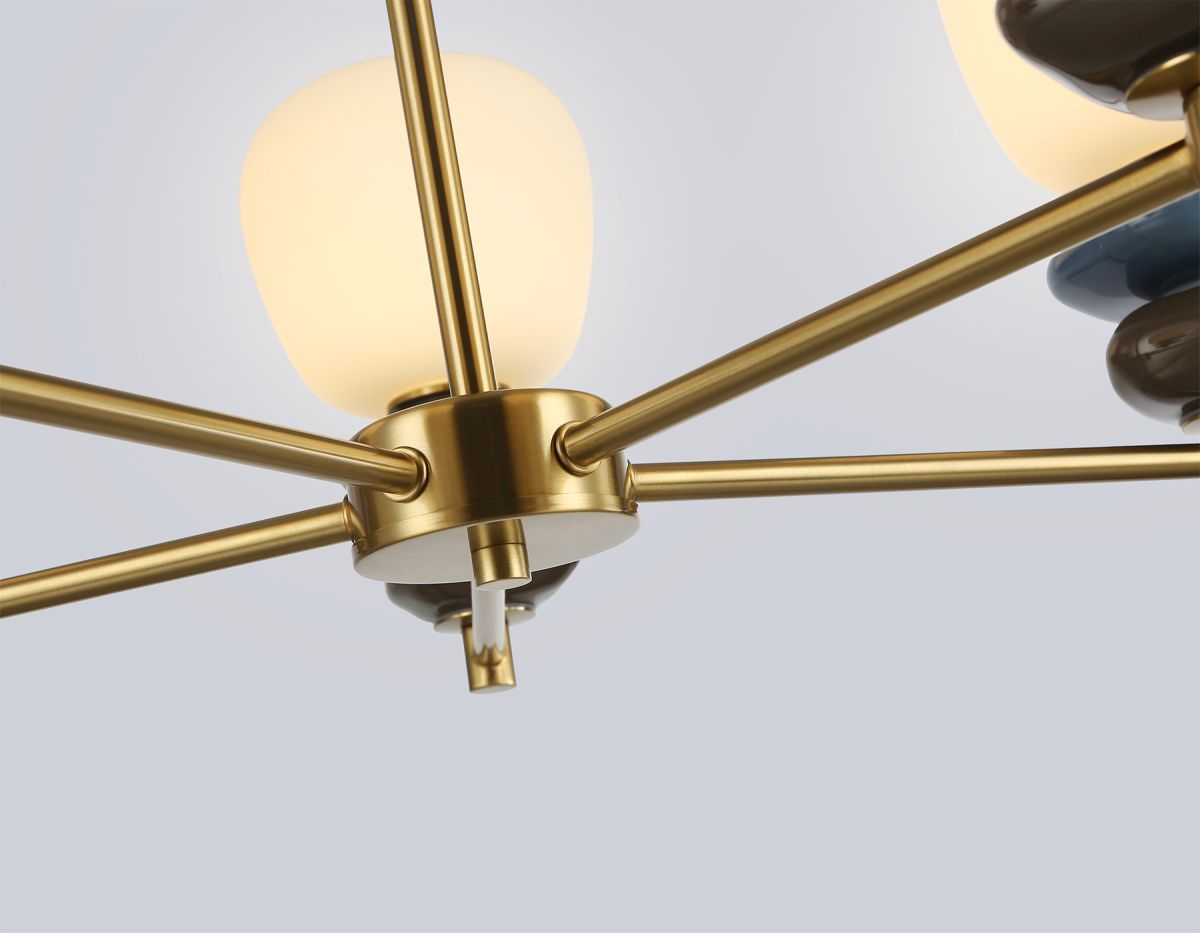 Люстра на штанге Ambrella Light High Light Ceramo Modern LH53164