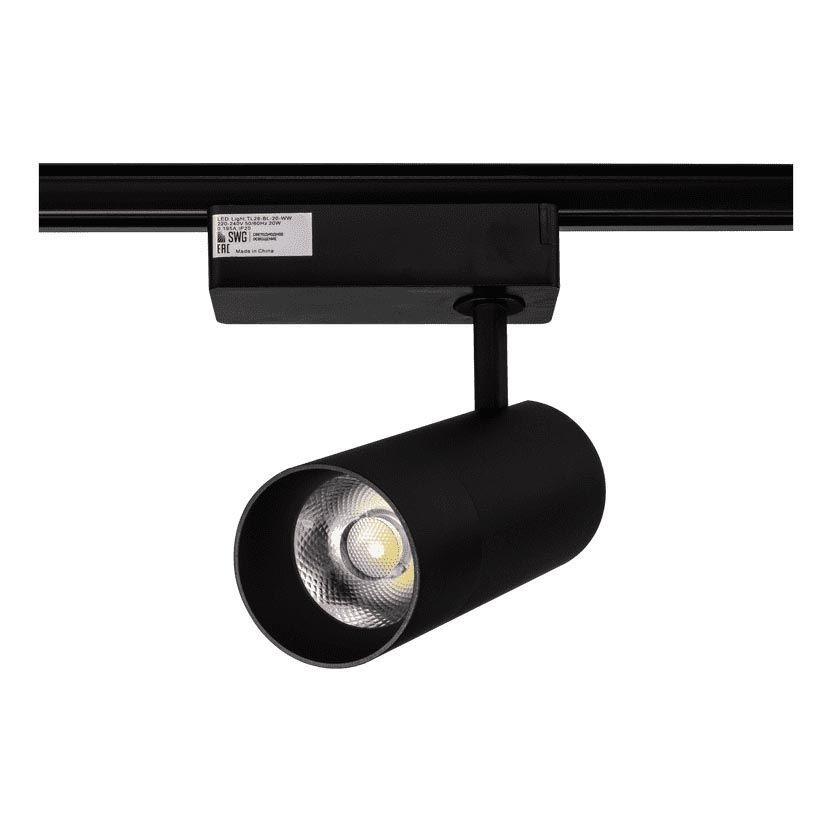 Трековый светодиодный светильник SWG TL28-BL-20-NW 005730