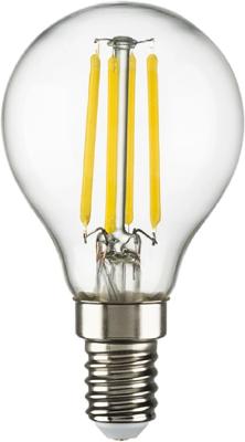 Лампа светодиодная филаментная Lightstar LED Filament E14 6W 3000K груша прозрачная 933802