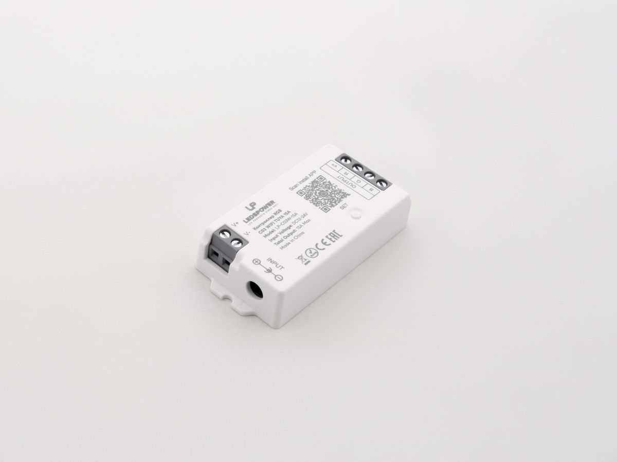 Контроллер LEDS POWER RGB C03 WIFI TUYA 15А 006444