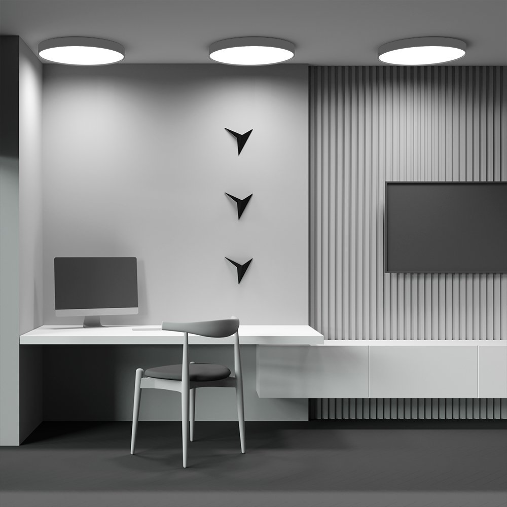 Потолочный светодиодный светильник Maytoni Technical Ceiling Zon C032CL-90W3K-RD-MG
