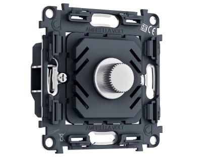 Механизм светорегулятора универсального поворотно-нажимного 25-600W/LED 5-300W QUANT PRO (EXTRA CONTROL) Ambrella Volt PR136