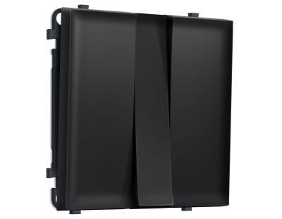 Комплект механизма 3-кл выключателя SIGMA Черный матовый 10A-250V QUANT PRO Ambrella Volt MS805010 (SP8050, PR133)