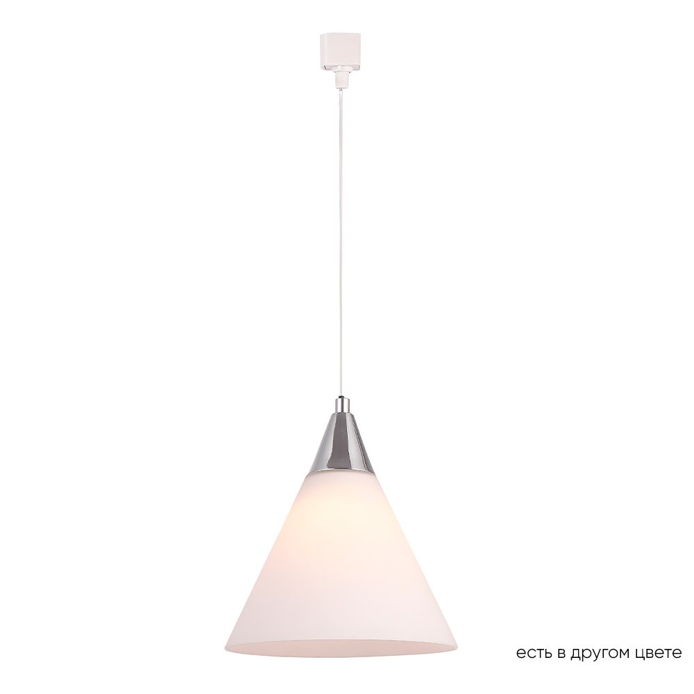 Трековый однофазный светильник Crystal Lux CLT 0.31 016 WH-CR