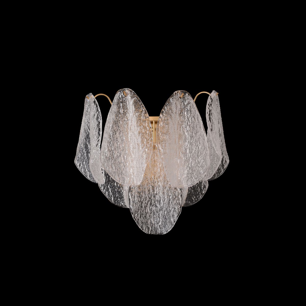 Настенный светильник Crystal Lux EMILIA AP2 BRASS