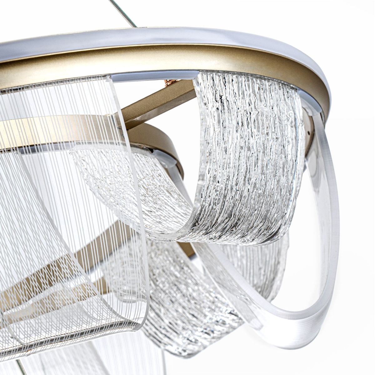 Подвесная люстра LED4U L7706-800-460 GD - Elektrostandard.net Подвесная люстра LED4U L7706-800-460 GD