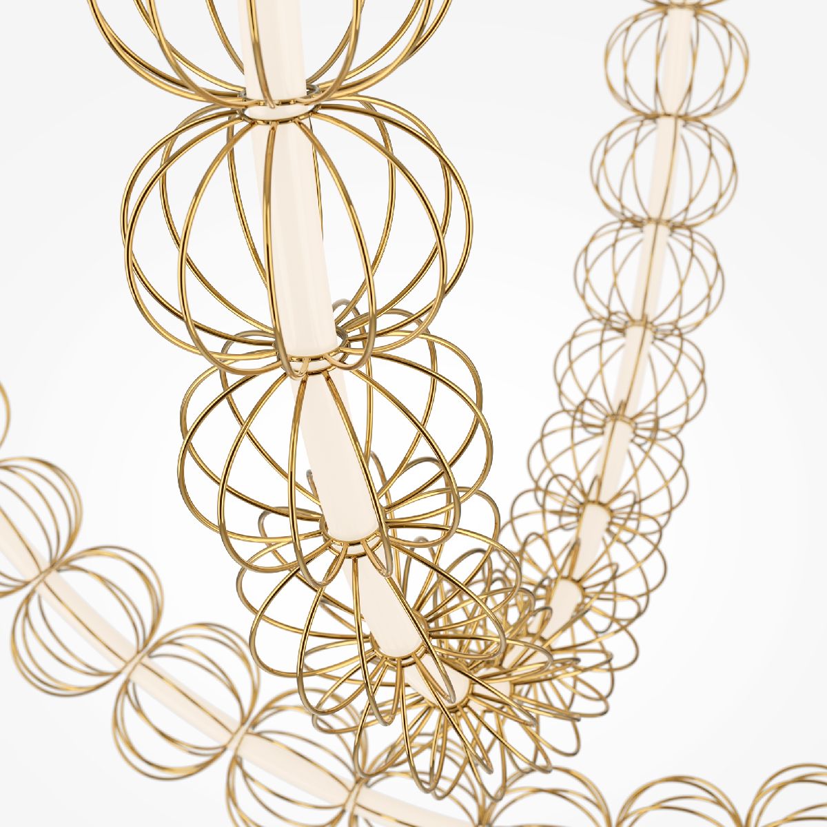 Подвесная люстра Maytoni Golden Cage MOD216PL-L55G3K