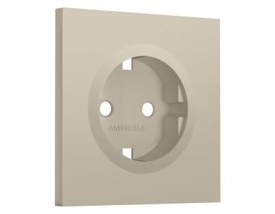 Лицевая панель SIGMA (Кашемир) для электрической розетки с/з QUANT PRO Ambrella Volt SP3460