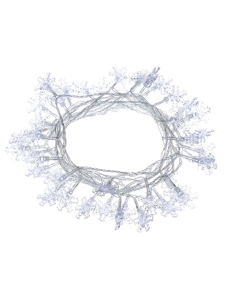 Светодиодная гирлянда TDM Electric Снежинки 250V разноцветная 8 режимов SQ0361-0047