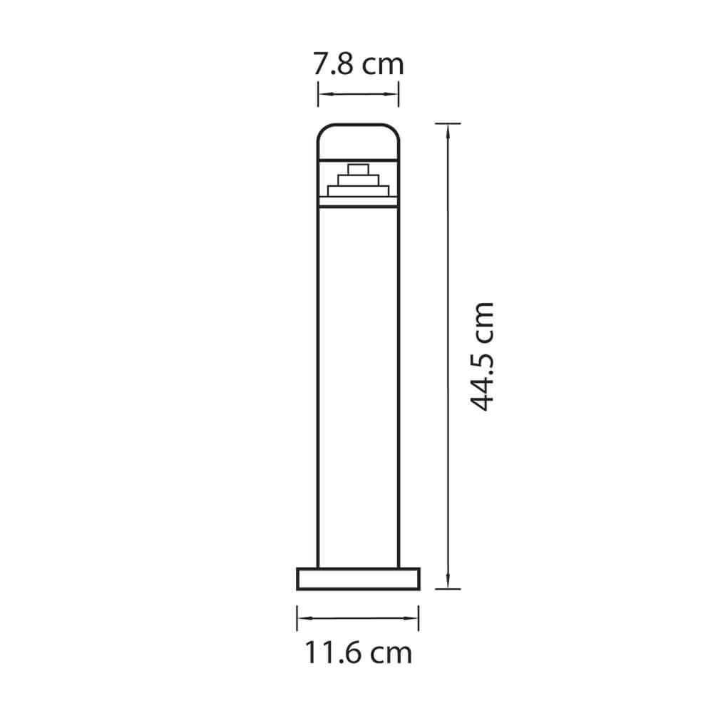 Уличный светодиодный светильник Lightstar Raggio 376907 - Elektrostandard.net Уличный светодиодный светильник Lightstar Raggio 376907