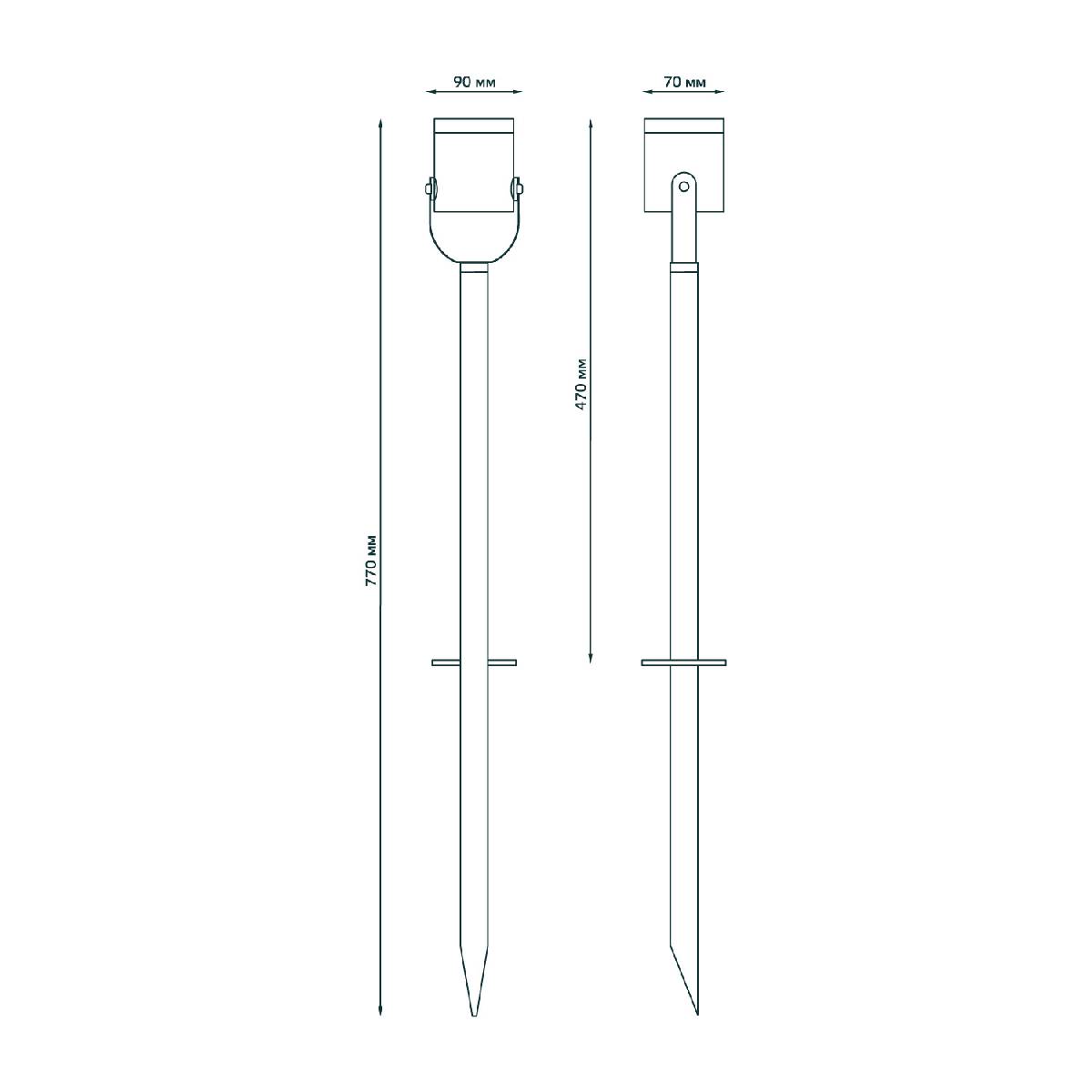 Ландшафтный светильник Gauss Sonata GD155