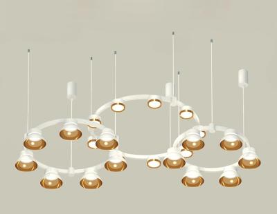 Комплект подвесного светильника Ambrella Light Techno Ring XR92082000 (A9208x3, C9241, C9236, C9236, N8144, N8124)