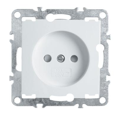 Розетка Stekker Эрна б/з 10A 250V с защитной шторкой белый PST10-9109-01 39316 Розетка Stekker Эрна б/з 10A 250V с защитной шторкой белый PST10-9109-01 39316