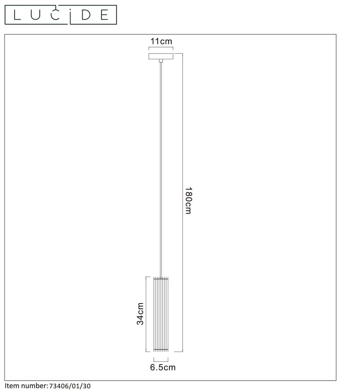 Подвесной светильник Lucide LIONEL 73406/01/30