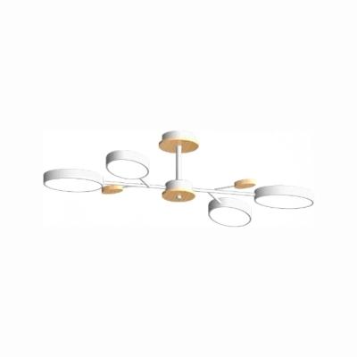Люстра на штанге LED4U L3219-830 WH