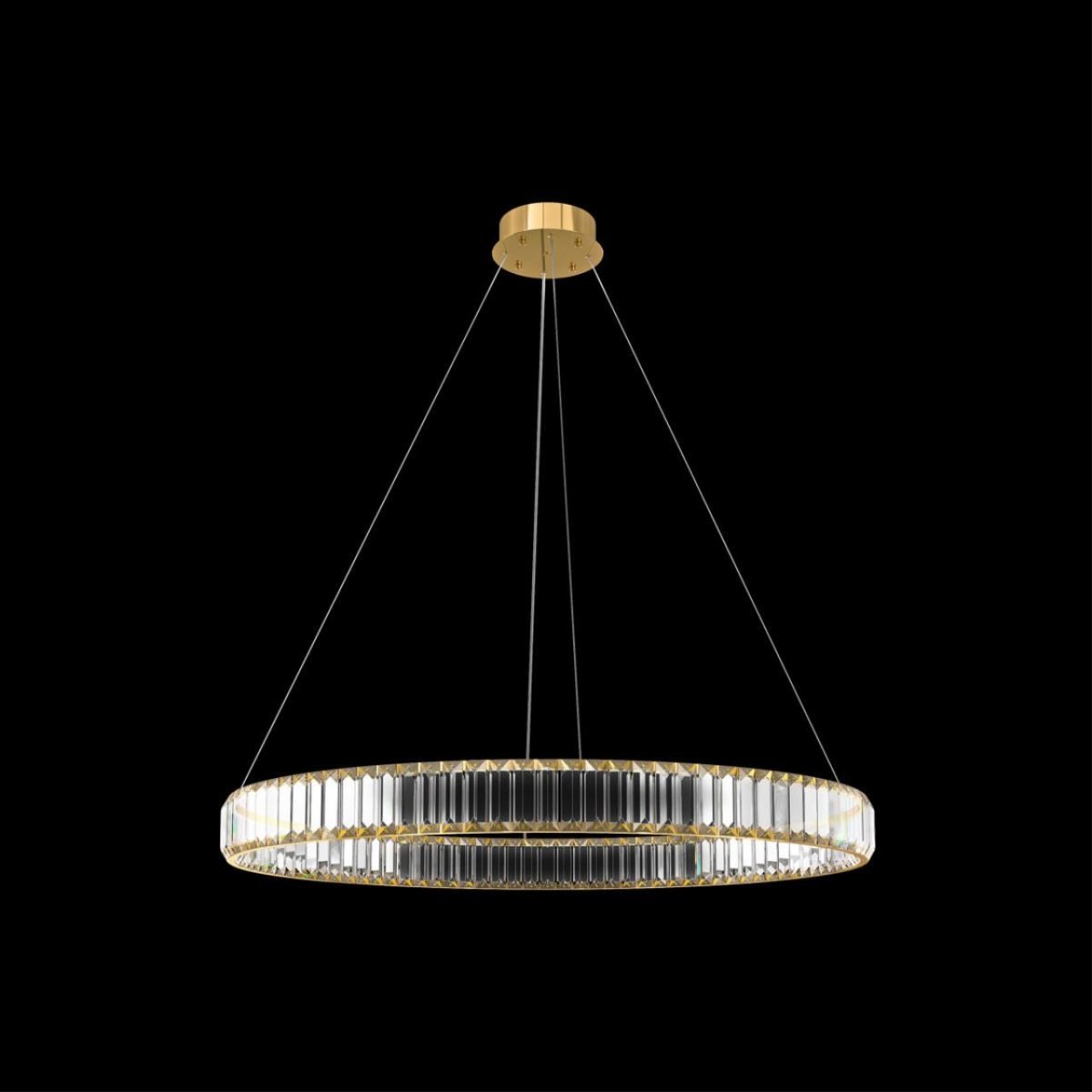 Подвесная люстра Loft IT Crystal ring 10135/800 Gold
