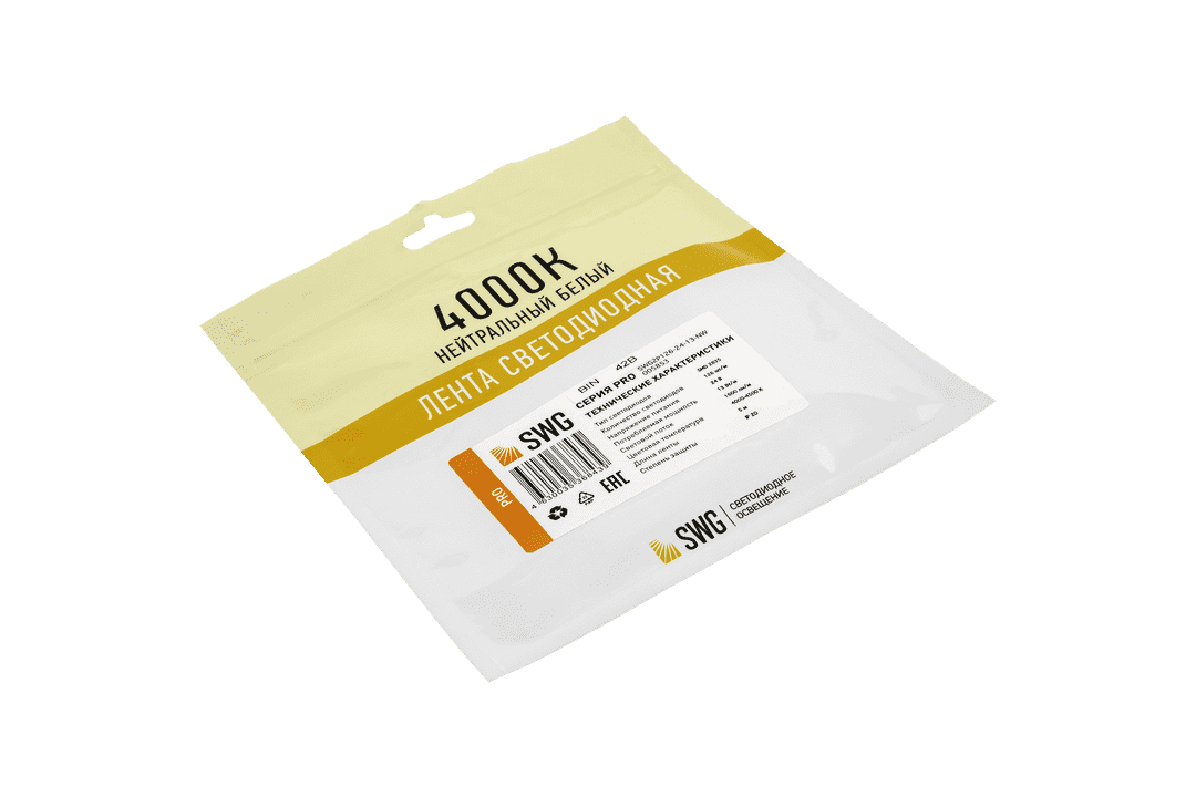 Светодиодная лента SWG SWG2P126-24-13-NW 005853