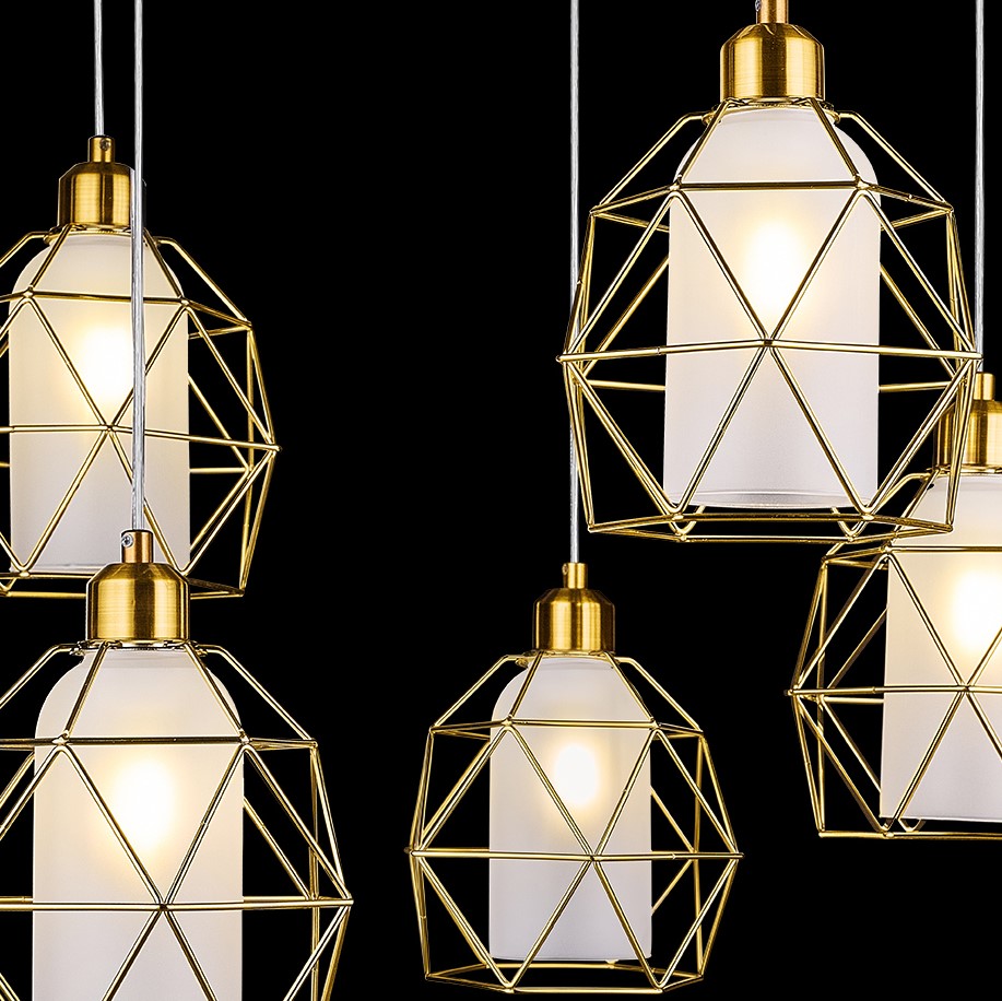 Подвесная люстра 33Lab.studio PND16M.05.01.001.WH.PA-M35PA