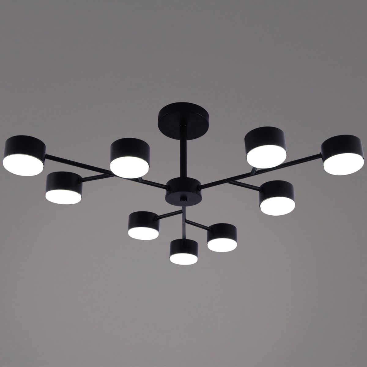 Люстра на штанге Reluce 03726-0.3-09 BK GX53