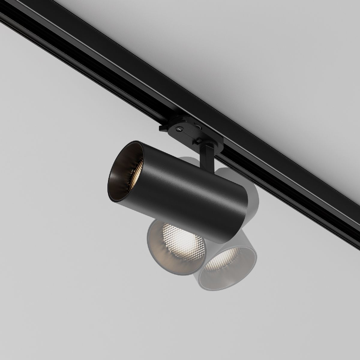 Трековый трехфазный светильник Maytoni Focus Led TR197-3-20WCCT-M-B