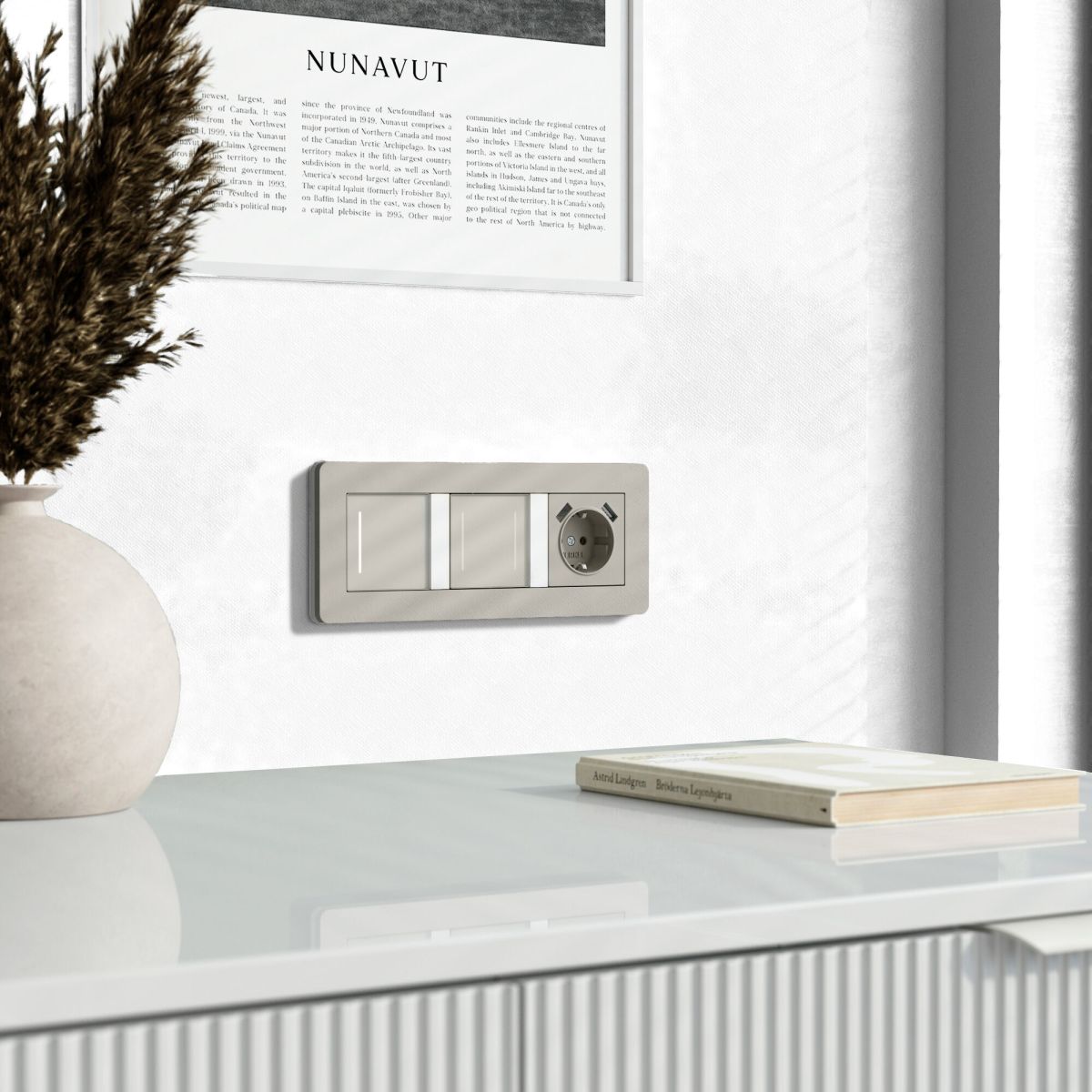 Выключатель сенсорный двухклавишный с подсветкой Werkel W4522014 4690389213922 a069763