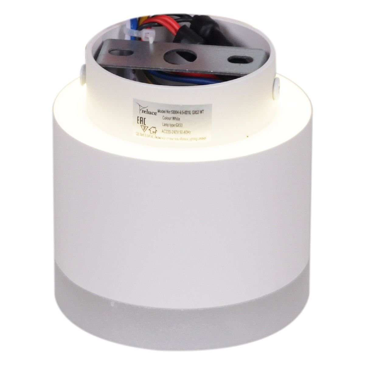 Накладной светильник Reluce 53004-9.5-001IL GX53+LED3W WT