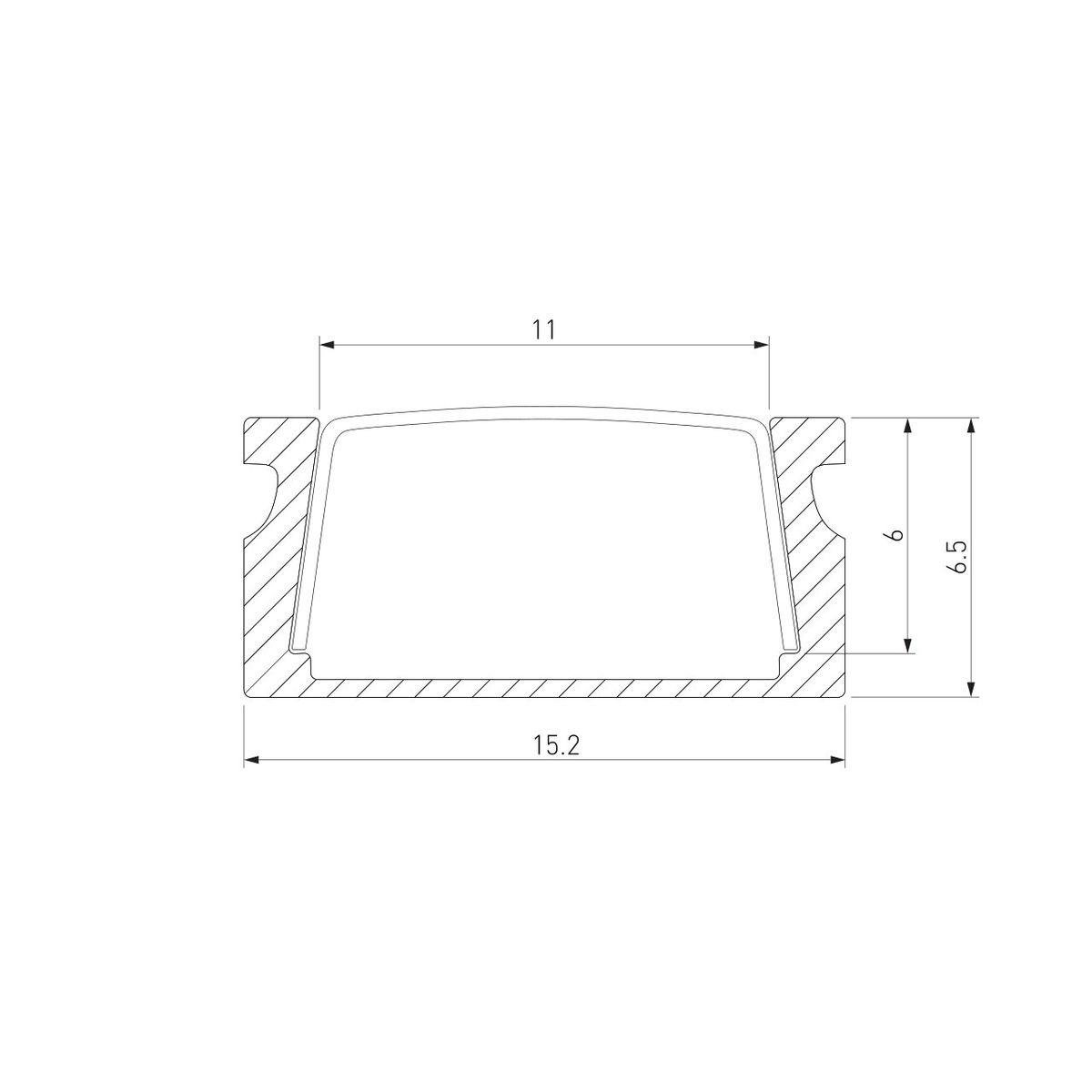 Профиль алюминиевый с экраном Elektrostandard LL-2-ALP006 4690389170447