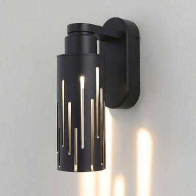 Уличный настенный светильник Elektrostandard Streak 35197/W черный 4690389219481 a072054