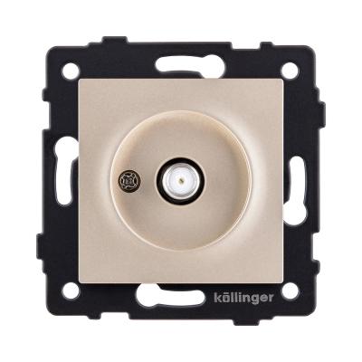 Розетка спутниковая SAT, золотой Kollinger REA-020GD для Aspekt, Eleganz, Reflex