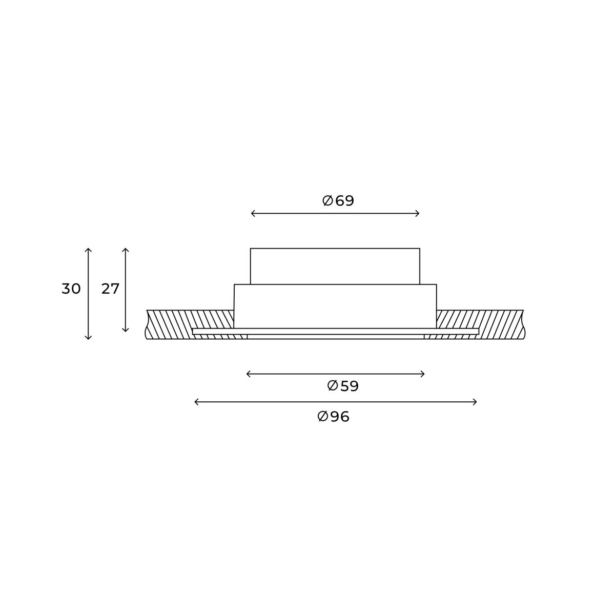 Точечный светильник Hesby Lighting Stockholm HSBL_0218