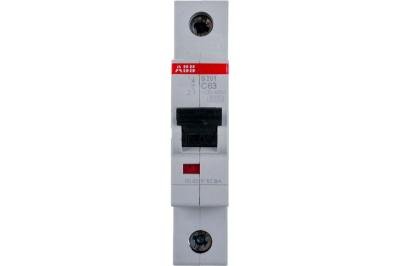 Автоматический выключатель ABB S201 1-полюсный C63 6кА