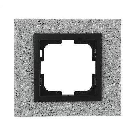 Рамка 1-постовая Mono Electric Style Granit белый гранит 107-600000-160