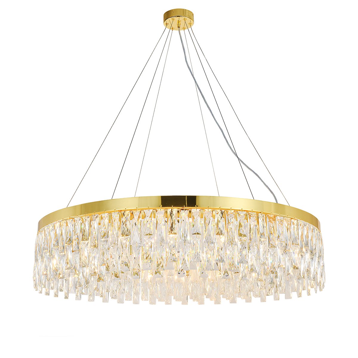 Подвесная люстра Indigo Anna 12029/18P Gold V000496
