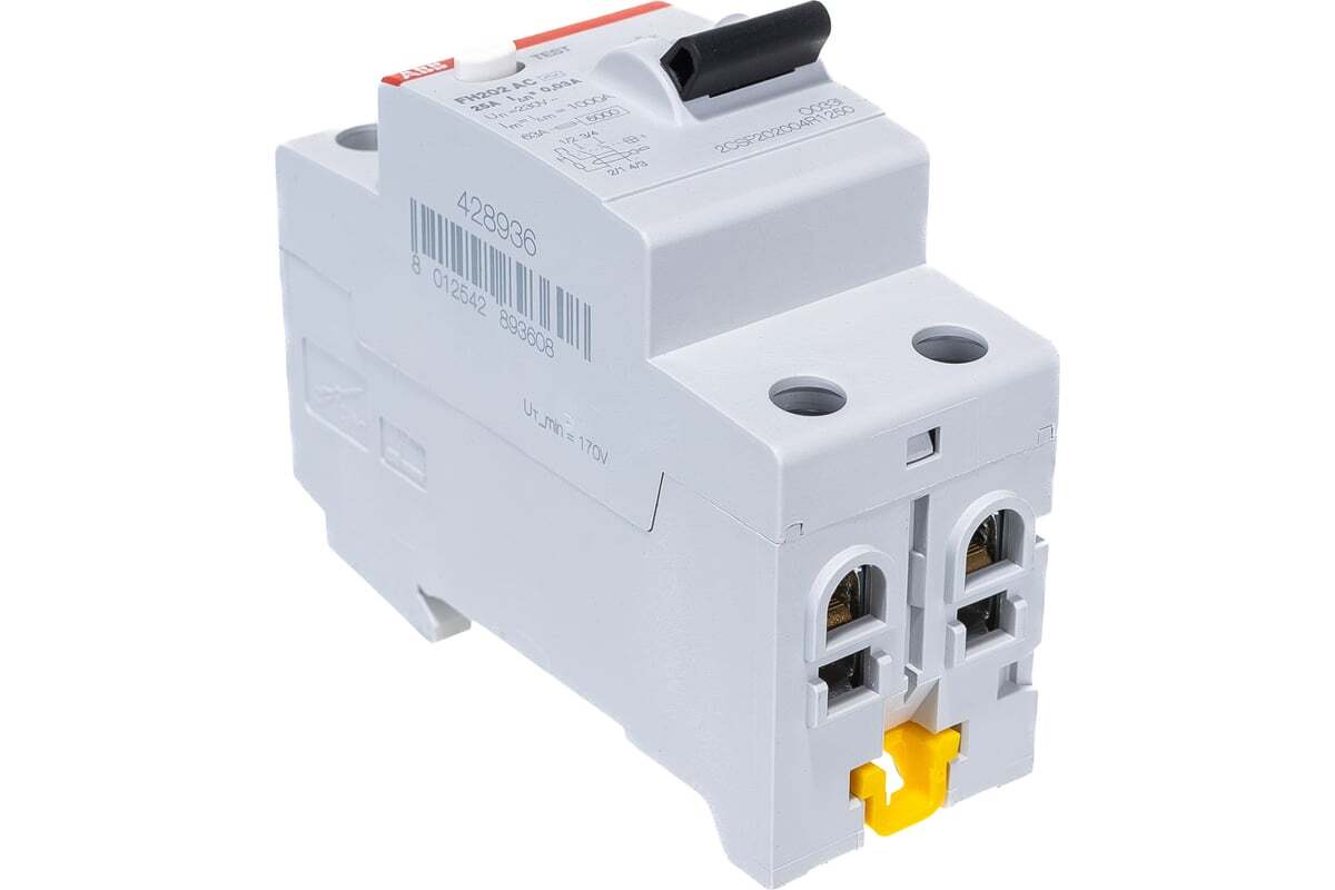 УЗО ABB FH202 2P 25A 30mA  AC