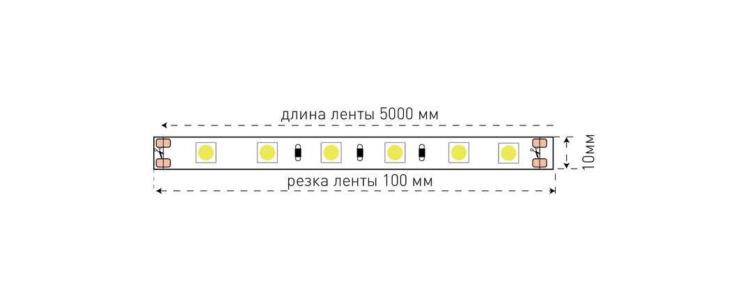 Светодиодная лента SWG SWG560-24-14.4-NW-M 009272