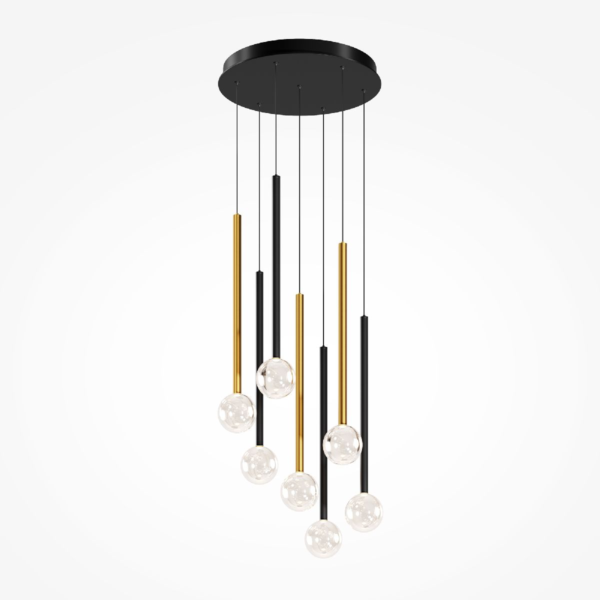 Каскадная люстра Maytoni Bubble dream MOD383PL-L20BBS3K - Elektrostandard.net Каскадная люстра Maytoni Bubble dream MOD383PL-L20BBS3K