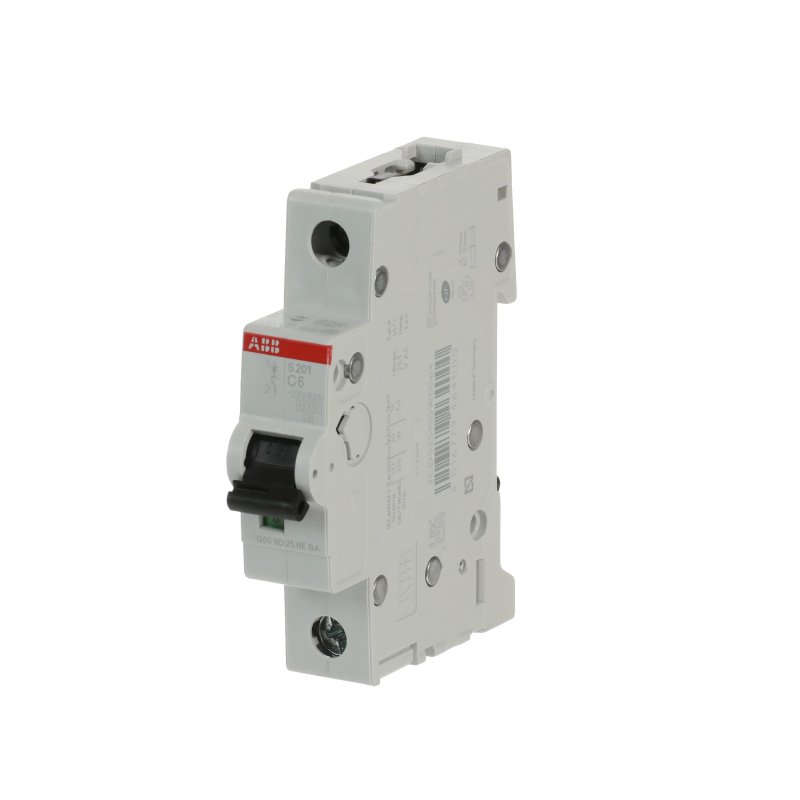 Автоматический выключатель ABB S201 1-полюсный C6 6кА